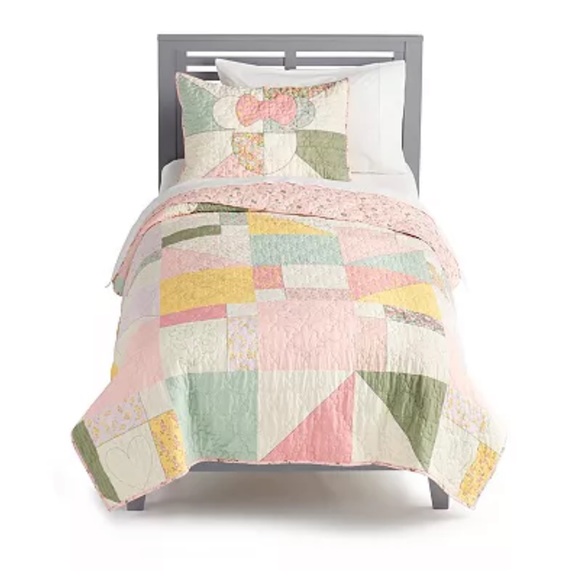 Kohl's Bedding Minnie Mouse Full Size Quilt With Pillow Shams